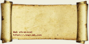 Mina Miljaković vizit kartica